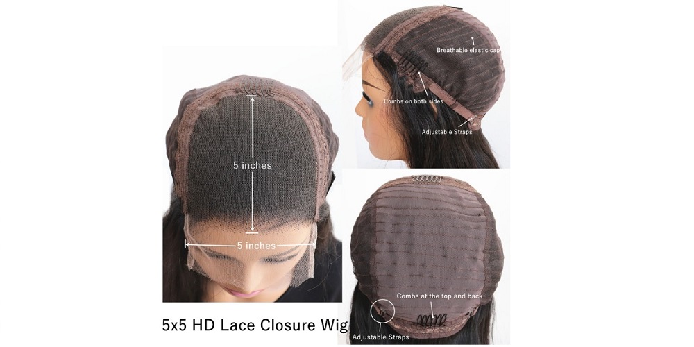 What is a 5x5 HD lace closure wig?